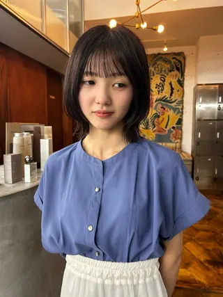 ショート ハシモトタケル🌿 ボブ/レイヤーカットのヘアスタイル