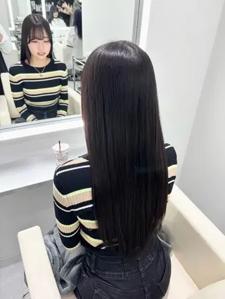 ロング カラー TACE AYANOのヘアスタイル
