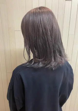 ミディアム カラー 透明感カラー/韓国 ブリーチ/古橋のヘアスタイル