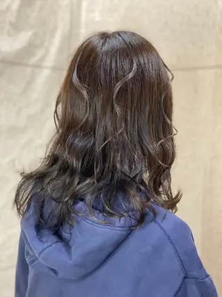 セミロング 長濱 俊のヘアスタイル
