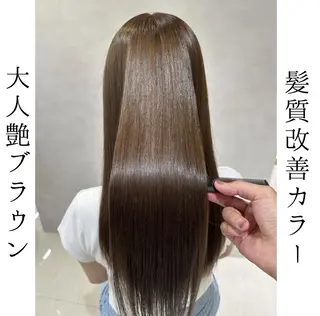 ロング カラー 💎ハイライトカラー /髪質改善カラー💎のヘアスタイル