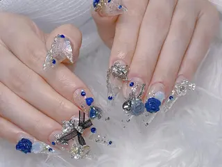 ロング カラー hiro koのネイルデザイン