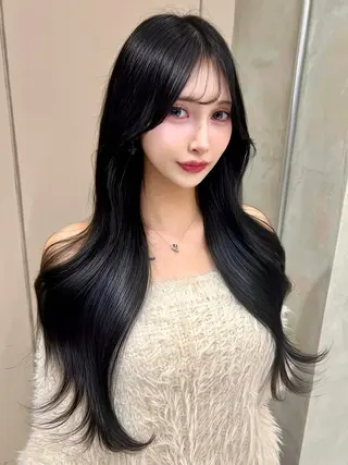 ロング 🫧似合わせレイヤー 透明感カラー🫧清野のヘアスタイル