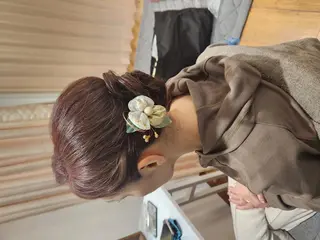 ヘアアレンジ ヘアセット天神駅直結 jrメンバーJUNのヘアスタイル