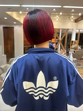 ショート 岩下昂世/ ハイトーン/デザインのヘアスタイル