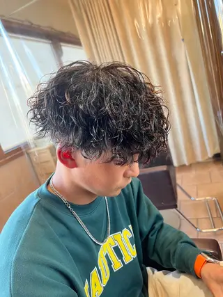 ショート パーマ メンズ メンズカットパーマ ✂️ JOYAのヘアスタイル