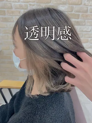 ミディアム カラー 【eimee】 店長✂️TAKUMAのヘアスタイル
