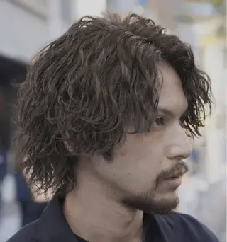 メンズ GLOW face by urumaのヘアスタイル