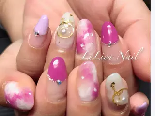 ネイル モチの良さ◉ フィルインネイル♡のネイルデザイン