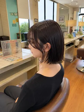 ショート 髪質改善 韓国風 池田一之のヘアスタイル