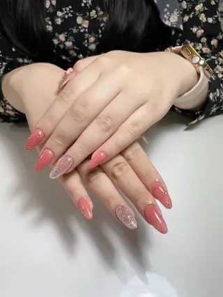 ネイル By moonネイル 🌷ワンホン/韓国風のネイルデザイン