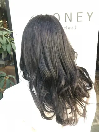 ミディアム 斉藤大河 カラー/縮毛矯正のヘアスタイル