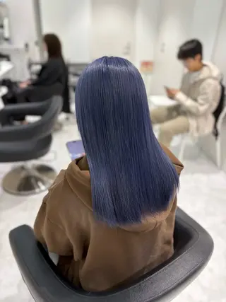 ロング カラー 色落ち綺麗🩰ハイ トーン🎀RINKAのヘアスタイル
