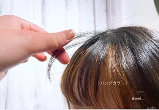ミディアム カラー 早田 遥 🍊.のヘアスタイル