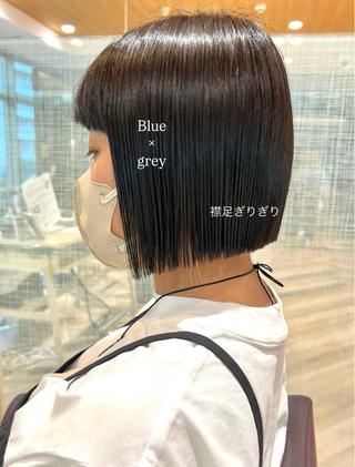 ショート 加納千華 /ボブ/ぱつっとボブのヘアスタイル