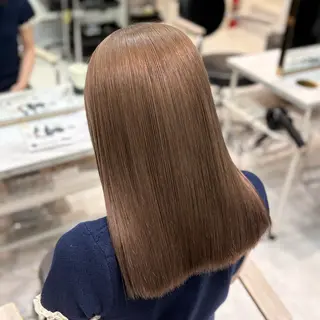 セミロング カラー 色落ち綺麗🩰ハイ トーン🎀RINKAのヘアスタイル