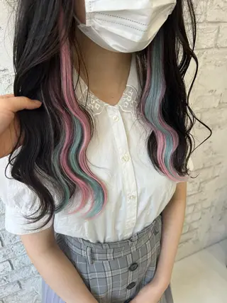 ロング エクステ＆艶カラー 🎀YURINA🎀のヘアスタイル
