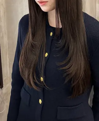 ロング 透明感 オリーカラー Anna ʚ🎀ɞのヘアスタイル