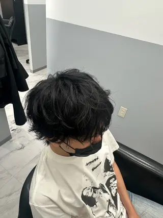 パーマ メンズ ナチュラル🎀透明感 カラー/香香のヘアスタイル