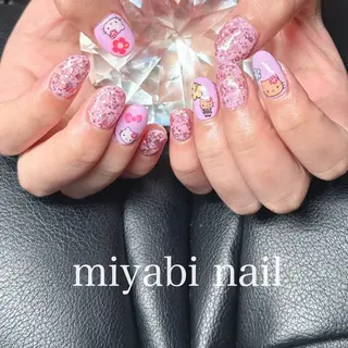 ネイル miyabi nail 桂川駅近くのネイルデザイン