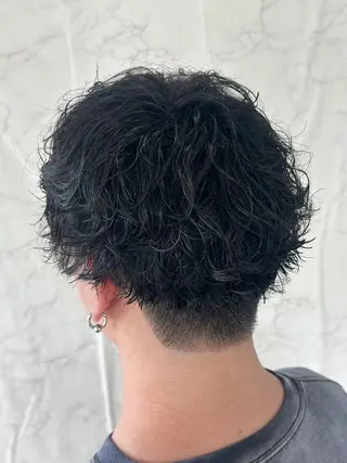ショート パーマ 福本 ルミのヘアスタイル