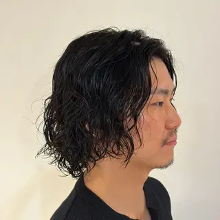 メンズ 三田 真穂のヘアスタイル