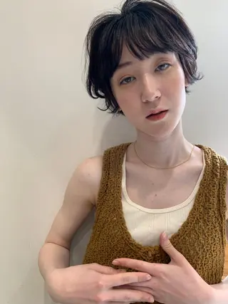 ショート カラー ヘアアレンジ CEINE+ officialのヘアスタイル