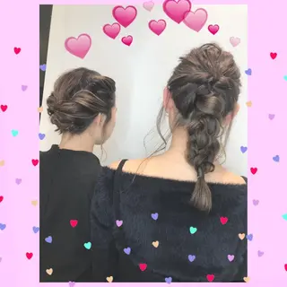 ヘアアレンジ 新宿駅近♡個室 ♡関口三都季🌜のヘアスタイル