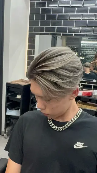ショート カラー メンズ 【men's Lapis横浜】海人のヘアスタイル