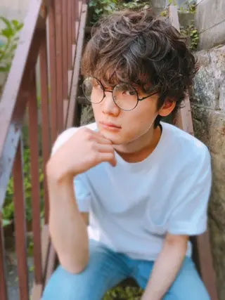 パーマ メンズ 美容室 LA BEAU大塚店のヘアスタイル