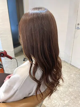 セミロング うしだ かおるのヘアスタイル