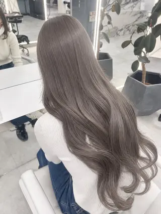 ロング 🤍透明感艶カラ ー🫧あこ🎀のヘアスタイル