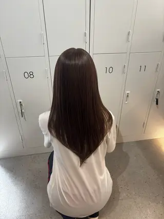 ロング カラー 🤍チサト/仙台/ パーマ🪽‪🤍のヘアスタイル