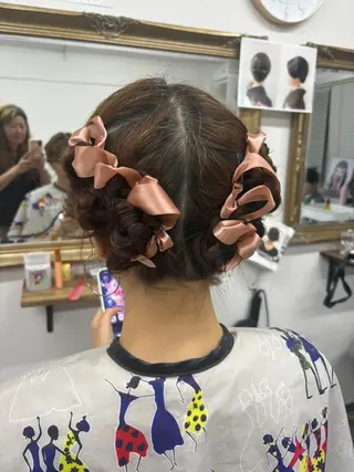 ヘアアレンジ ヘアサロン ミカヅキのヘアスタイル
