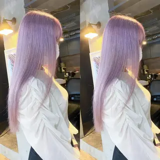 ロング カラー yoriダブルカラー 代表すがわらのヘアスタイル