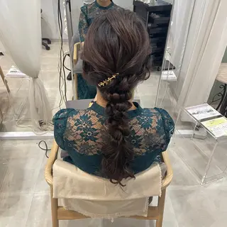 ロング ヘアアレンジ 藤掛 桜子のヘアスタイル