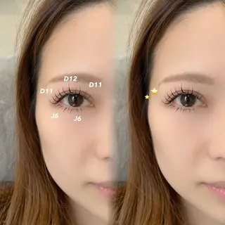 マツエク・マツパ ᴄʜɪʜɪʀᴏ ♡のマツエク・マツパデザイン