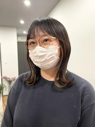 ミディアム 佐藤 大征のヘアスタイル