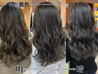 ロング レイヤー/艶髪カラー 森本くるみのヘアスタイル