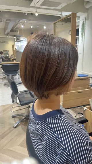 ショート タニ アカリのヘアスタイル