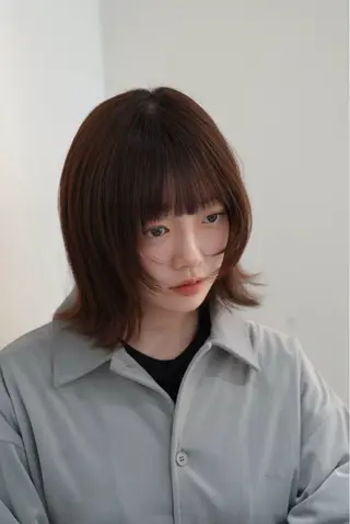 ショート 縮毛矯正/さらつや トリートメント首藤のヘアスタイル