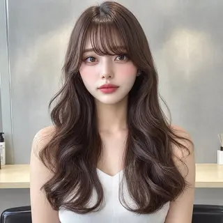 セミロング カラー 🫧ハイトーン /メンズ/菜々花💖のヘアスタイル