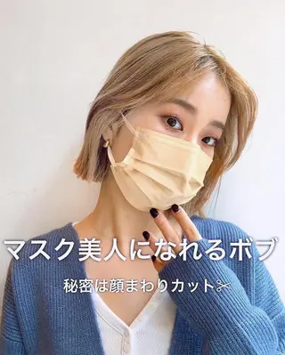 ショート カラー レイヤー専門家 ダブルカラー修のヘアスタイル