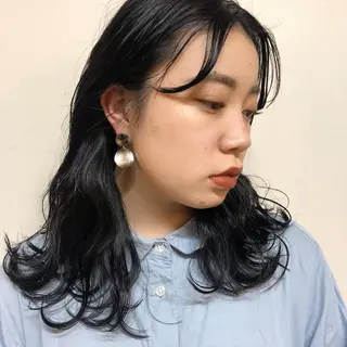 セミロング カラー AOI🕊️横浜 メンズ/レイヤーのヘアスタイル