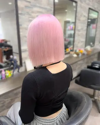 ミディアム カラー ハイトーンエクステ 🎩カズキ🎩のヘアスタイル