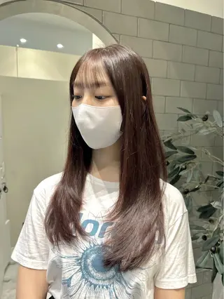 ロング カラー 矢野 晃平のヘアスタイル