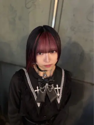 カラー 🐺新宿manabu プルエクステのヘアスタイル