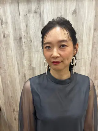 ヘアアレンジ ヘアメイクネイリスト hidemi中目黒のヘアスタイル