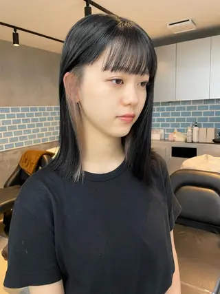 ミディアム カラー 👑ボブはお任せ ミヤノ👑のヘアスタイル