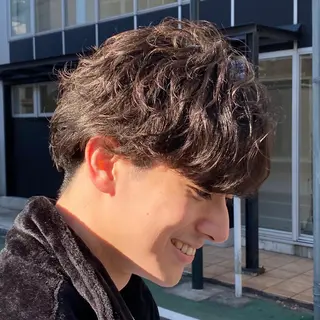 パーマ メンズ 🔥メンズ特化🔥 永瀬椋のヘアスタイル